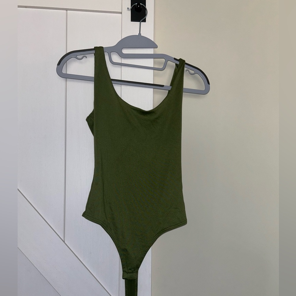 Olive Green Bodysuit